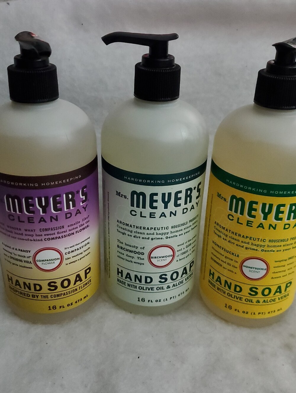 Mrs. Meyer’s Clean Day Hand Soap 16 oz – Set of 3 – Brand New